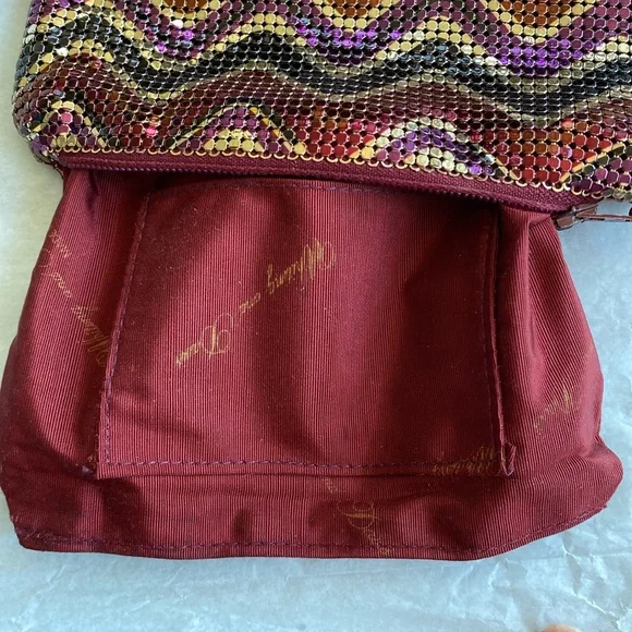 Whiting & Davis Rare Vintage Mesh Clutch/Wallet/Cosmetic Case - Picture 11 of 13